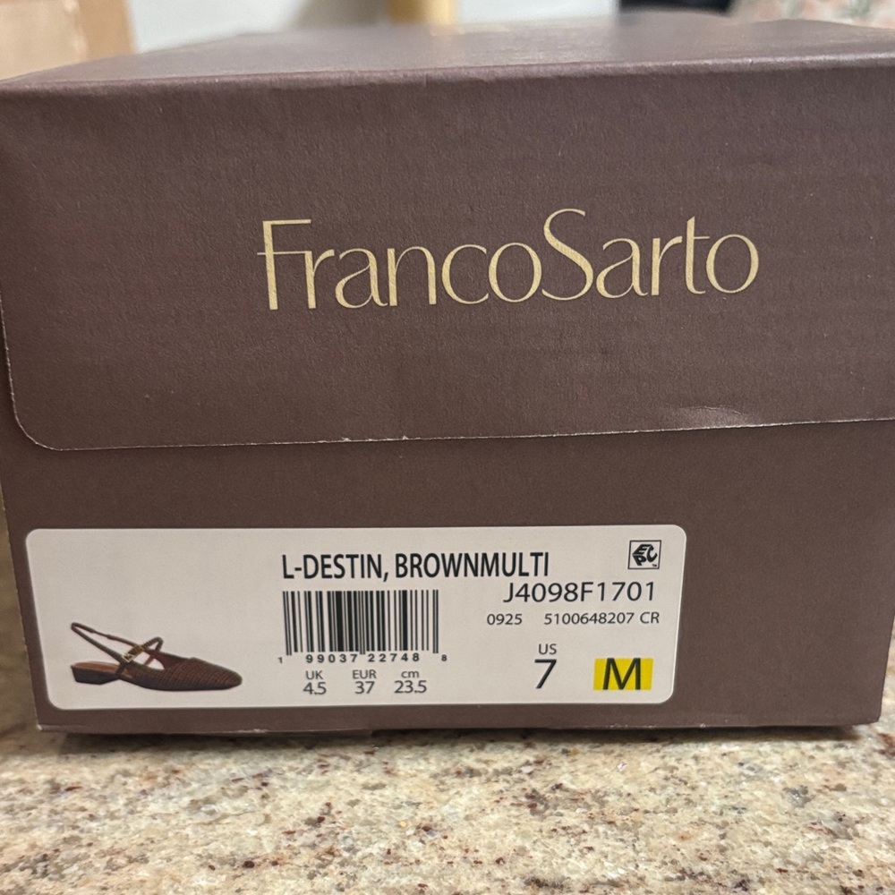 Franco Sarto Slingback Sandals - Picture 5 of 6